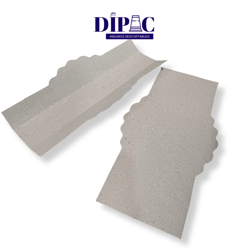 Porta Panchos de Cartón de 23cm x 500u