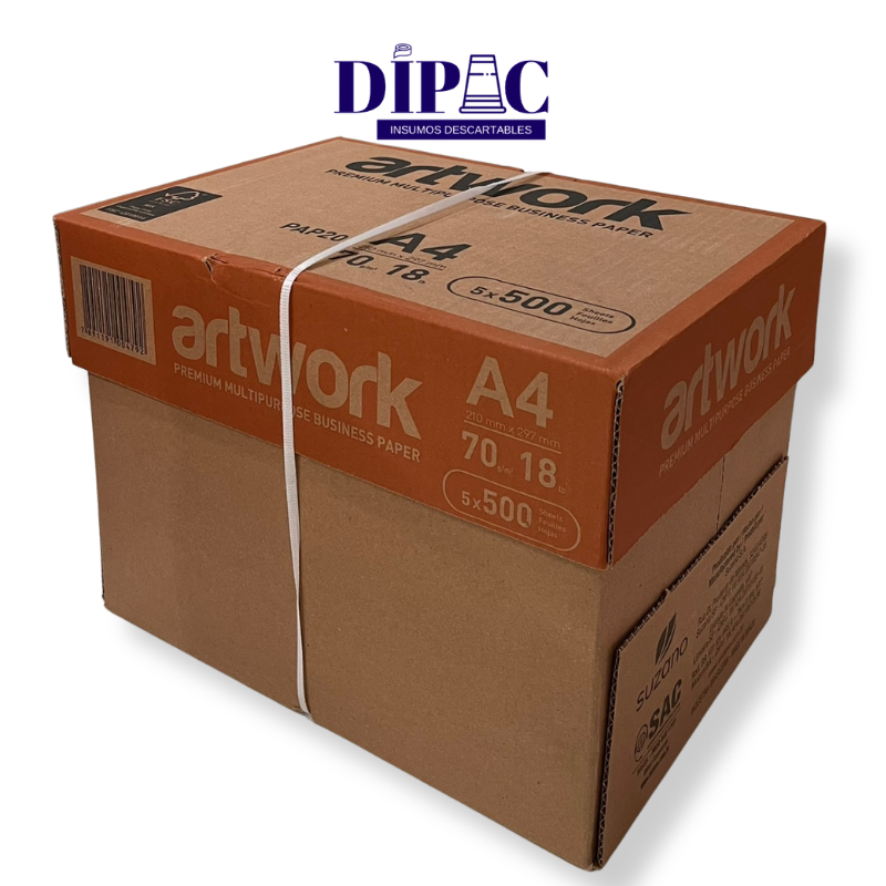 Resmas de papel A4 ARTWORK 70grs/m² x 500 Hojas