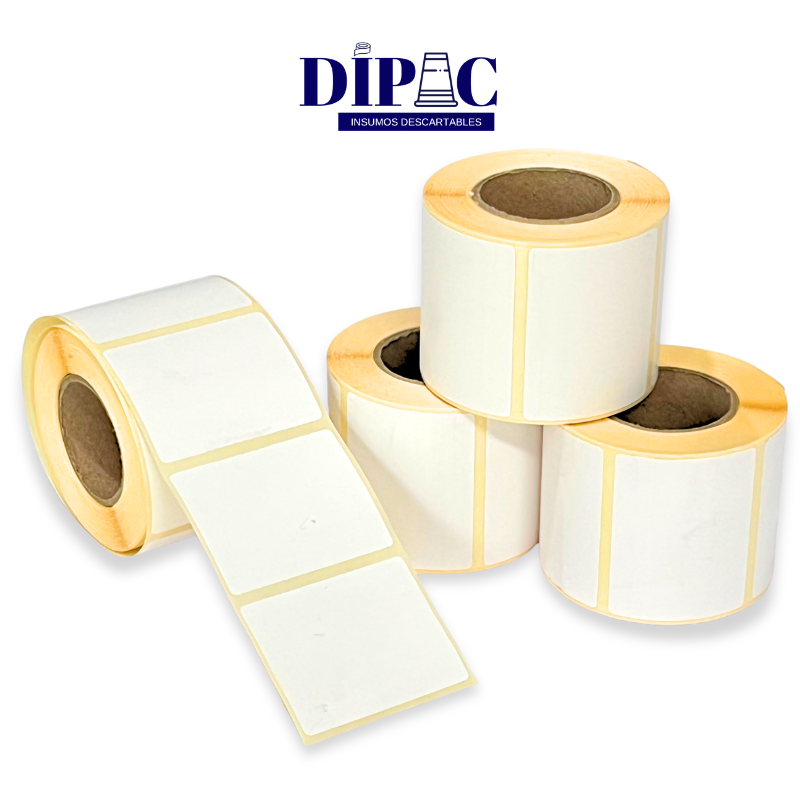 Rollo de etiquetas autoadhesivas 55x 43mm x 1u