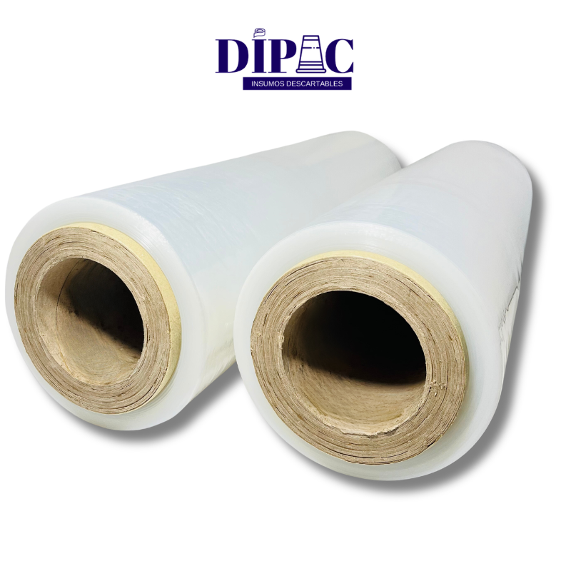 Rollos de Film Stretch Transparente Cono Grande 50cm (Manual) x Kg