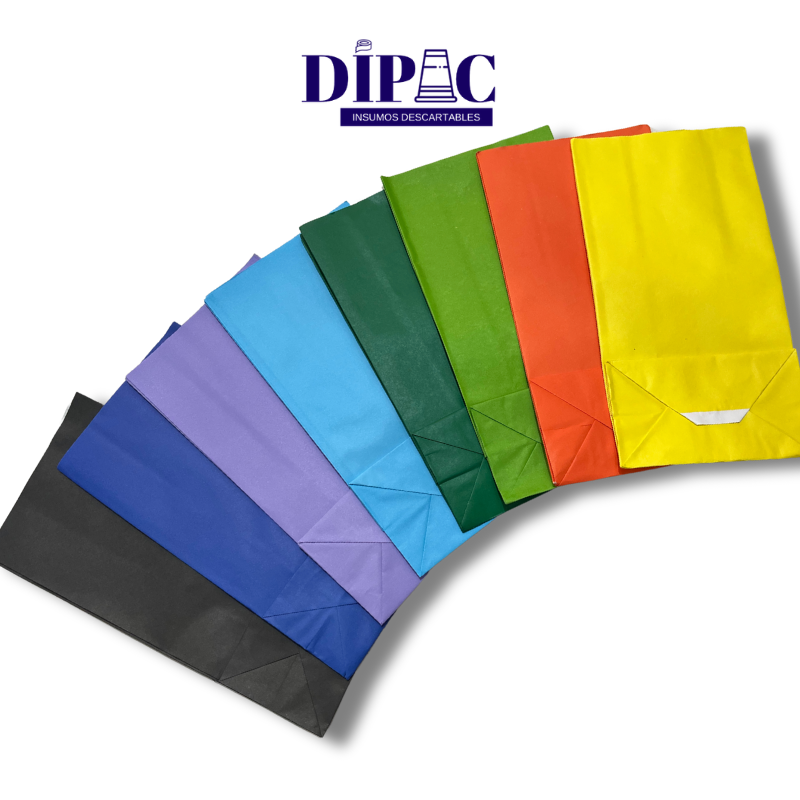 Sobres de Papel Color Liso x 50u