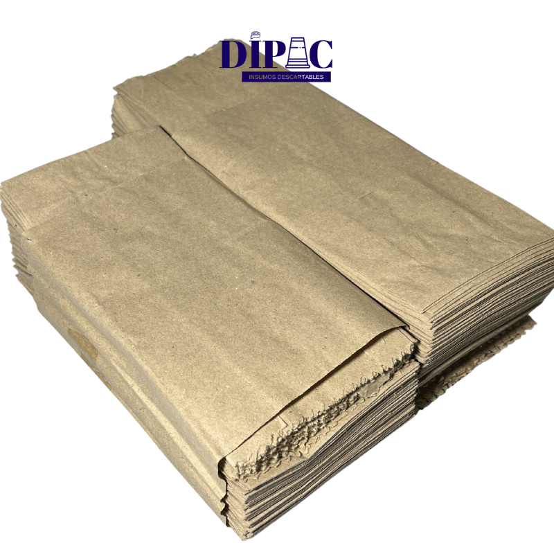 Sobres de Papel Kraft Para Panaderías x 100u