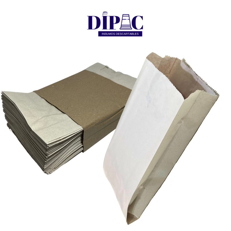 Sobres de Papel Sulfito Para Panaderías x 100u